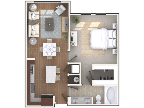 A1B floor plan