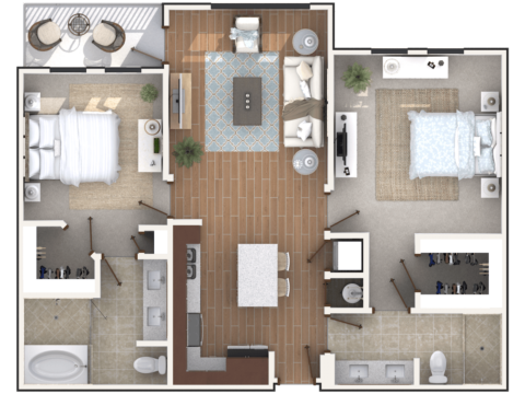 B2C floor plan